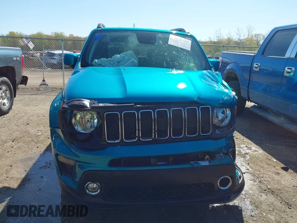 2020 Jeep Renegade Latitude with VIN ZACNJBBB3LPL02553, listed as a IAAI auction lot 42124918 with 72,899 mi miles and . Bid and sale history available at DreamBid. Image 13.