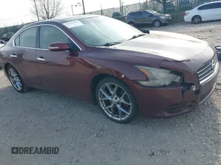 2009 Nissan Maxima SV with VIN 1N4AA51E49C813089, listed as a IAAI auction lot 41752924 with 105,433 mi miles and . Bid and sale history available at DreamBid. Image 1.