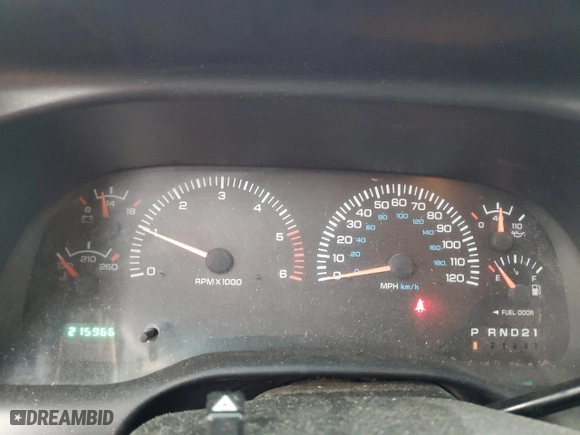 2001 Dodge Ram 1500 with VIN 3B7HC13Y91G771006, listed as a Copart auction lot 84562774 with 215,966 mi miles and Clean Title. Bid and sale history available at carsss.com. Image 9.