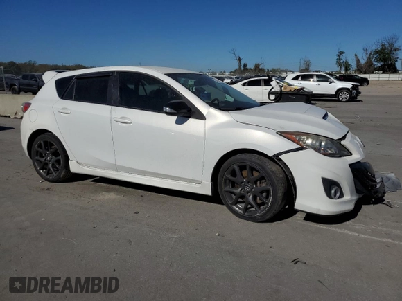 2013 Mazda 3 Mazdaspeed3 Touring with VIN JM1BL1L37D1715126, listed as a Copart auction lot 84619384 with 130,293 mi miles and Salvage Title. Bid and sale history available at DreamBid. Image 4.