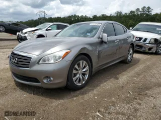 2013 Infiniti M37 with VIN JN1BY1AP8DM513632, listed as a Copart auction lot 41443245 with 151,701 mi miles and Salvage Title. Bid and sale history available at carsss.com. Image 1.
