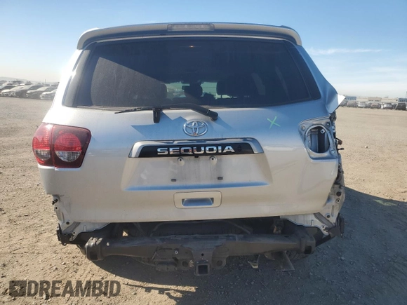 2020 Toyota Sequoia SR5 with VIN 5TDBY5G16LS180065, listed as a Copart auction lot 85487764 with 53,499 mi miles and Salvage Title. Bid and sale history available at carsss.com. Image 6.