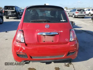 2017 FIAT 500 Pop with VIN 3C3CFFKR4HT600890, listed as a Copart auction lot 49456795 with 61,356 mi miles and Salvage title. Bid and sale history available at DreamBid. Image 6.