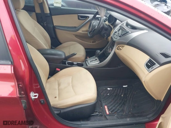 2013 Hyundai Elantra GLS PZEV with VIN 5NPDH4AE6DH403873, listed as a IAAI auction lot 41927836 with 139,146 mi miles. Bid and sale history available at carsss.com. Image 5.