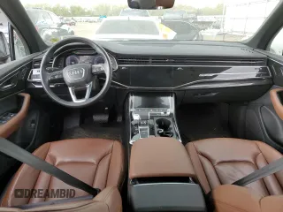 2020 Audi Q7 Premium with VIN WA1AXAF76LD010727, listed as a Copart auction lot 49677003 with 50,142 mi miles. Bid and sale history available at carsss.com. Image 8.
