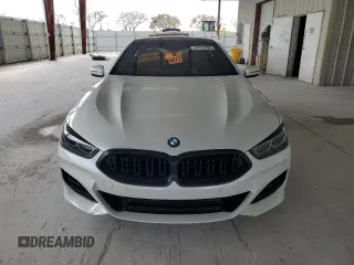 2023 BMW 8 Series 840i with VIN WBAGV4C00PCL13414, listed as a Copart auction lot 51512755 with 23,133 mi miles and Salvage title. Bid and sale history available at DreamBid. Image 5.