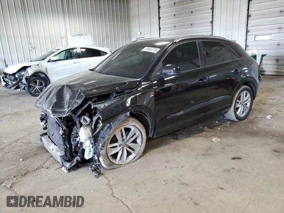 2018 Audi Q3 Premium with VIN WA1ECCFS2JR008180, listed as a Copart auction lot 58560735 with 122,557 mi miles and Non repairable. Bid and sale history available at DreamBid. Image 1.