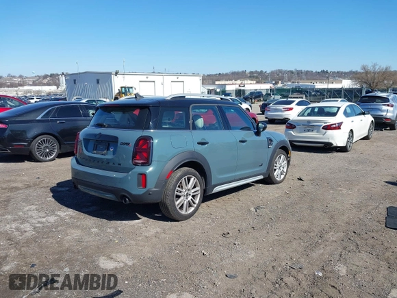 2024 MINI Countryman Cooper S with VIN WMZ83BR07R3R60405, listed as a IAAI auction lot 41882928 with 17,595 mi miles and . Bid and sale history available at DreamBid. Image 4.