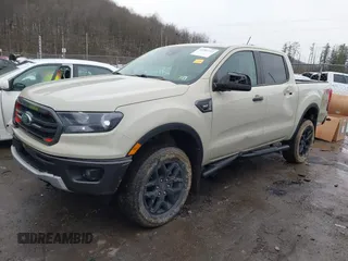 2022 Ford Ranger XL with VIN 1FTER4FHXNLD42710, listed as a IAAI auction lot 41553725 with 14,079 mi miles. Bid and sale history available at carsss.com. Image 2.