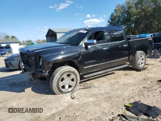 2015 Chevrolet Silverado 1500 LTZ with VIN 3GCUKSEC2FG504886, listed as a Copart auction lot 46433495 with 131,475 mi miles and Salvage Title. Bid and sale history available at DreamBid. Image 1.