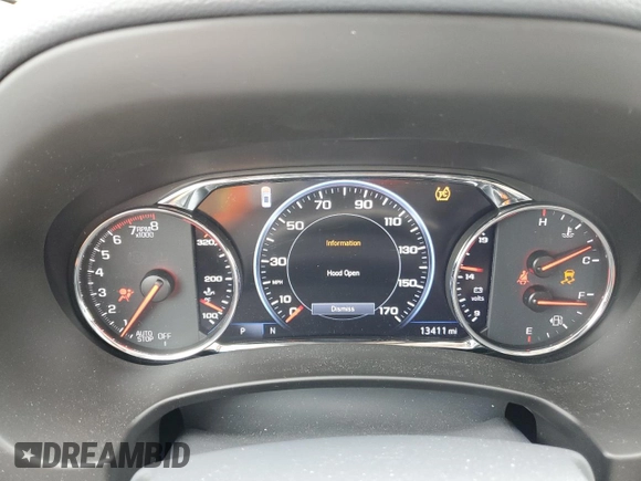 2022 GMC Terrain Denali with VIN 3GKALXEV8NL258872, listed as a Copart auction lot 44322235 with 13,411 mi miles and Salvage title. Bid and sale history available at DreamBid. Image 9.