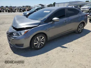 2023 Nissan Versa SV with VIN 3N1CN8EV0PL821424, listed as a Copart auction lot 63326355 with 47,266 mi miles and Salvage title. Bid and sale history available at DreamBid. Image 1.