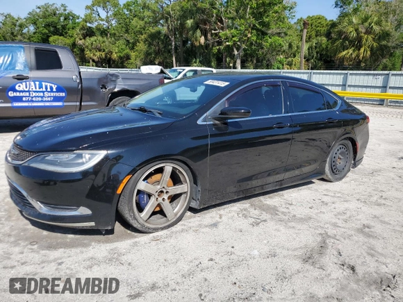 2015 Chrysler 200 Limited with VIN 1C3CCCAG3FN731426, listed as a Copart auction lot 50431415 with 82,022 mi miles and Clean Title. Bid and sale history available at carsss.com. Image 1.