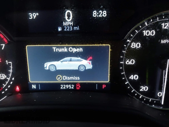 2023 Cadillac CT5 Luxury with VIN 1G6DM5RKXP0153165, listed as a IAAI auction lot 41639801 with 22,952 mi miles and . Bid and sale history available at DreamBid. Image 16.