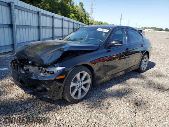 2015 BMW 3 Series 320i with VIN WBA3B1G53FNT07458, listed as a Copart auction lot 52850055 with 138,033 mi miles and Salvage Title. Bid and sale history available at carsss.com. Image 1.