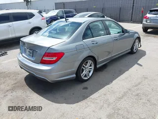 2013 Mercedes-Benz C-Class C 250 Sport with VIN WDDGF4HBXDA791251, listed as a IAAI auction lot 41917045 with 154,014 mi miles. Bid and sale history available at carsss.com. Image 4.