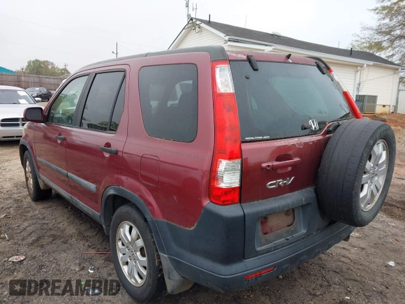 2005 Honda CR-V EX with VIN SHSRD78855U325016, listed as a IAAI auction lot 41955363 with 204,335 mi miles. Bid and sale history available at carsss.com. Image 3.