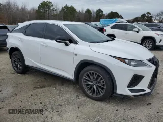 2021 Lexus RX 350 F Sport with VIN 2T2SZMDA6MC291491, listed as a Copart auction lot 47414815 with 54,603 mi miles and Salvage Title. Bid and sale history available at DreamBid. Image 4.