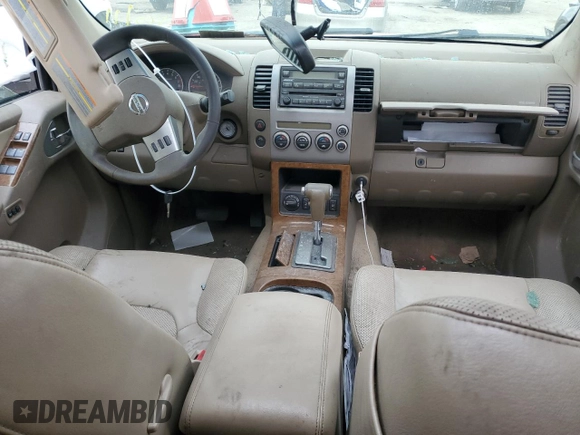 2007 Nissan Pathfinder SE with VIN 5N1AR18W67C634121, listed as a Copart auction lot 75893504 with 0 mi miles and Salvage Title. Bid and sale history available at carsss.com. Image 8.