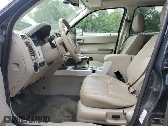 2008 Mercury Mariner Premier with VIN 4M2CU87158KJ29182, listed as a Copart auction lot 62868305 with 256,630 mi miles and Salvage title. Bid and sale history available at DreamBid. Image 7.