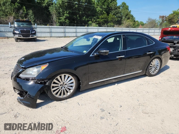2016 Hyundai Equus Signature with VIN KMHGH4JH3GU102443, listed as a Copart auction lot 65938425 with 45,899 mi miles and Salvage title. Bid and sale history available at DreamBid. Image 1.