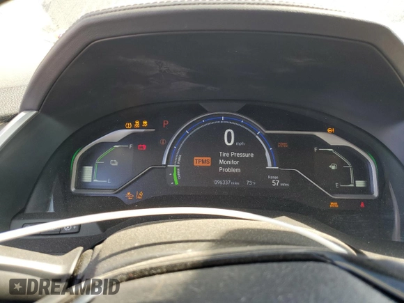 2019 Honda Clarity Plug-In Hybrid Touring with VIN JHMZC5F36KC003787, listed as a Copart auction lot 78816514 with 96,337 mi miles and Salvage Title. Bid and sale history available at carsss.com. Image 9.
