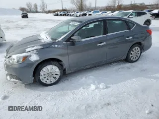 2017 Nissan Sentra S with VIN 3N1AB7AP3HY386307, listed as a Copart auction lot 45394025 with 196,135 mi miles and Salvage Title. Bid and sale history available at carsss.com. Image 1.
