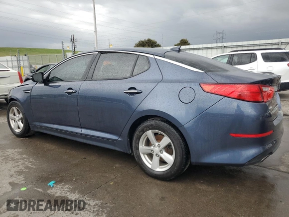 2015 Kia Optima LX with VIN 5XXGM4A76FG367532, listed as a Copart auction lot 58993035 with 100,928 mi miles and Salvage title. Bid and sale history available at DreamBid. Image 2.