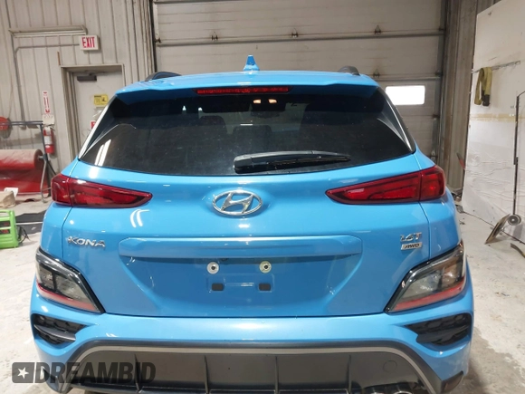 2022 Hyundai Kona N Line with VIN KM8K3CA3XNU840731, listed as a IAAI auction lot 41865602 with 22,247 mi miles. Bid and sale history available at carsss.com. Image 15.