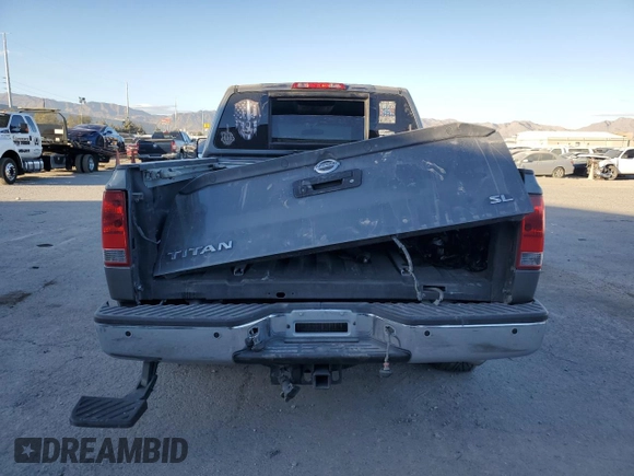 2013 Nissan Titan SL with VIN 1N6AA0ED7DN314358, listed as a Copart auction lot 44045835 with 128,038 mi miles and Salvage Title. Bid and sale history available at carsss.com. Image 6.