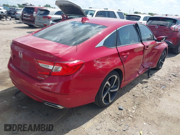 2019 Honda Accord Sport z VIN 1HGCV1F37KA145136, wystawiony jako IAAI lot #42530379 z przebiegiem 88 126 mil mil oraz . Historia ofert i sprzedaży dostępna na DreamBid. Obrazek 4.