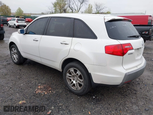 2009 Acura MDX Tech/Entertainment Pkg with VIN 2HNYD28459H531787, listed as a IAAI auction lot 41977307 with 135,379 mi miles. Bid and sale history available at carsss.com. Image 3.