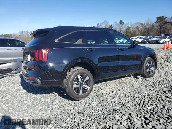 2021 Kia Sorento S with VIN 5XYRL4LC0MG039120, listed as a Copart auction lot 86949934 with 73,617 mi miles and Salvage Title. Bid and sale history available at carsss.com. Image 3.
