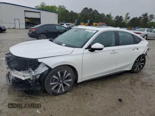 2024 Honda Civic EX-L z VIN 19XFL1H7XRE012055, wystawiony jako Copart lot #52017955 z przebiegiem 14 459 mil mil oraz Szkoda całkowita • Salvage title. Historia ofert i sprzedaży dostępna na DreamBid. Obrazek 1.