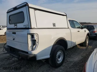 2021 Ford Ranger XL with VIN 1FTER1EHXMLD55651, listed as a Copart auction lot 43766165 with 281,496 mi miles and Clean Title. Bid and sale history available at carsss.com. Image 3.