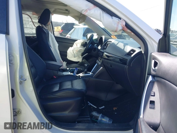 2015 Mazda CX-5 Grand Touring with VIN JM3KE4DY5F0526335, listed as a IAAI auction lot 41756046 with 1 mi miles. Bid and sale history available at carsss.com. Image 5.