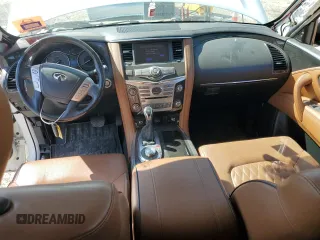 2018 Infiniti QX80 with VIN JN8AZ2NE9J9195382, listed as a Copart auction lot 71923024 with 92,900 mi miles and Salvage Title. Bid and sale history available at carsss.com. Image 8.