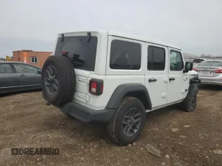 2025 Jeep Wrangler Sport S with VIN 1C4PJXDN9SW531241, listed as a Copart auction lot 51460975 with Not provided miles and Salvage title. Bid and sale history available at DreamBid. Image 3.