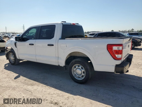 2023 Ford F-150 XL with VIN 1FTEW1C5XPKF56011, listed as a Copart auction lot 50724605 with 25,420 mi miles and Salvage title. Bid and sale history available at DreamBid. Image 2.