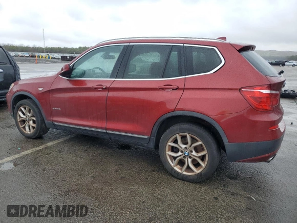 2011 BMW X3 35i with VIN 5UXWX7C5XBL735445, listed as a Copart auction lot 52239125 with 136,990 mi miles and Clean Title. Bid and sale history available at DreamBid. Image 2.