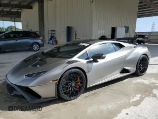 2023 Lamborghini Huracan z VIN ZHWUA6ZX6PLA25067, wystawiony jako Copart lot #79047854 z przebiegiem 13 217 mil mil oraz Nie do naprawy • Non repairable. Historia ofert i sprzedaży dostępna na DreamBid. Obrazek 1.