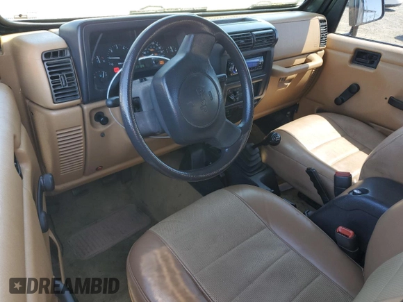 1997 Jeep Wrangler SE with VIN 1J4FY29P0VP521856, listed as a Copart auction lot 53396485 with 173,138 mi miles and Salvage Title. Bid and sale history available at carsss.com. Image 8.