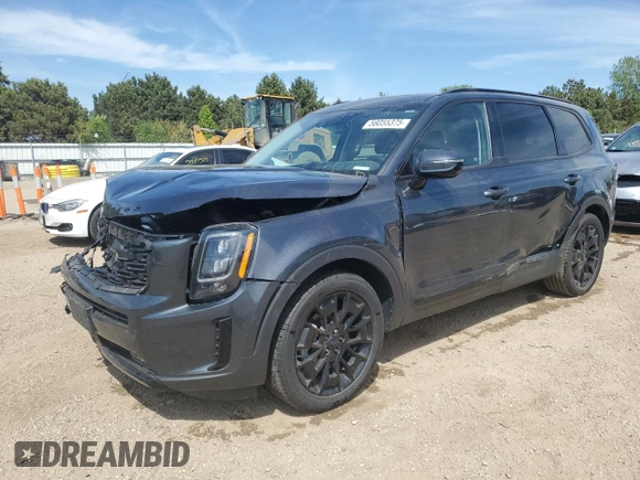 2021 Kia Telluride SX z VIN 5XYP5DHC6MG167520, wystawiony jako Copart lot #56055375 z przebiegiem 94 882 mil mil oraz Szkoda całkowita • Salvage title. Historia ofert i sprzedaży dostępna na DreamBid. Obrazek 1.