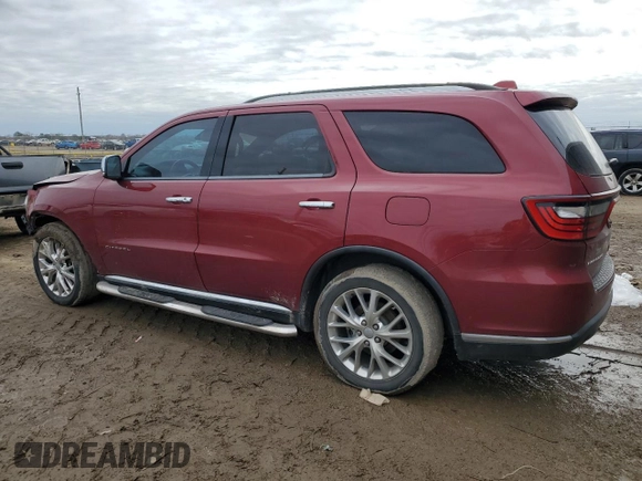 2015 Dodge Durango Citadel with VIN 1C4RDHEG5FC119976, listed as a Copart auction lot 89398065 with 130,864 mi miles and Clean title. Bid and sale history available at DreamBid. Image 2.