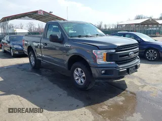 2018 Ford F-150 XL with VIN 1FTMF1EP6JFB62256, listed as a IAAI auction lot 41848848 with 65,108 mi miles. Bid and sale history available at carsss.com. Image 1.
