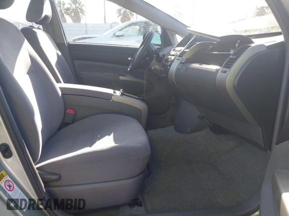 2009 Toyota Prius with VIN JTDKB20U597870574, listed as a IAAI auction lot 42141535 with 69,133 mi miles. Bid and sale history available at carsss.com. Image 5.