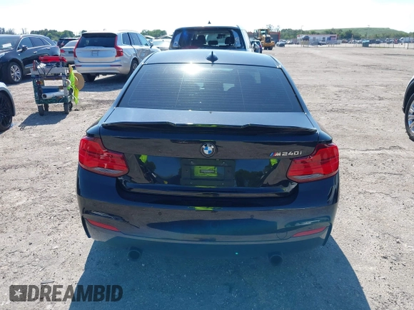 2019 BMW 2 Series M240i with VIN WBA2J5C53KVC07918, listed as a IAAI auction lot 42039042 with 46,133 mi miles and . Bid and sale history available at carsss.com. Image 16.