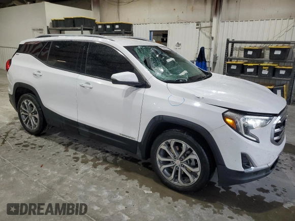 2020 GMC Terrain SLT with VIN 3GKALPEX8LL267859, listed as a Copart auction lot 60668745 with 38,883 mi miles and Salvage title. Bid and sale history available at DreamBid. Image 4.