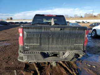 2021 Chevrolet Silverado 1500 Custom Trail Boss with VIN 1GCPYCEF1MZ339213, listed as a Copart auction lot 43138235 with 119,132 mi miles and Salvage Title. Bid and sale history available at DreamBid. Image 6.