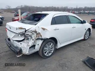 2011 Toyota Corolla L with VIN 2T1BU4EE8BC681039, listed as a IAAI auction lot 41798321 with 195,583 mi miles. Bid and sale history available at carsss.com. Image 4.